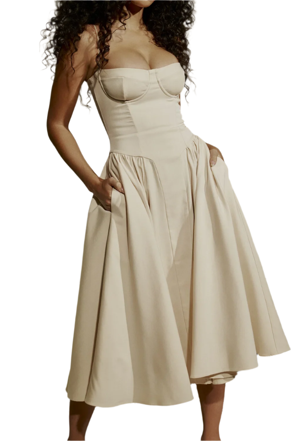 Bianca – Elegantes Damen-Trägerkleid für besondere Anlässe