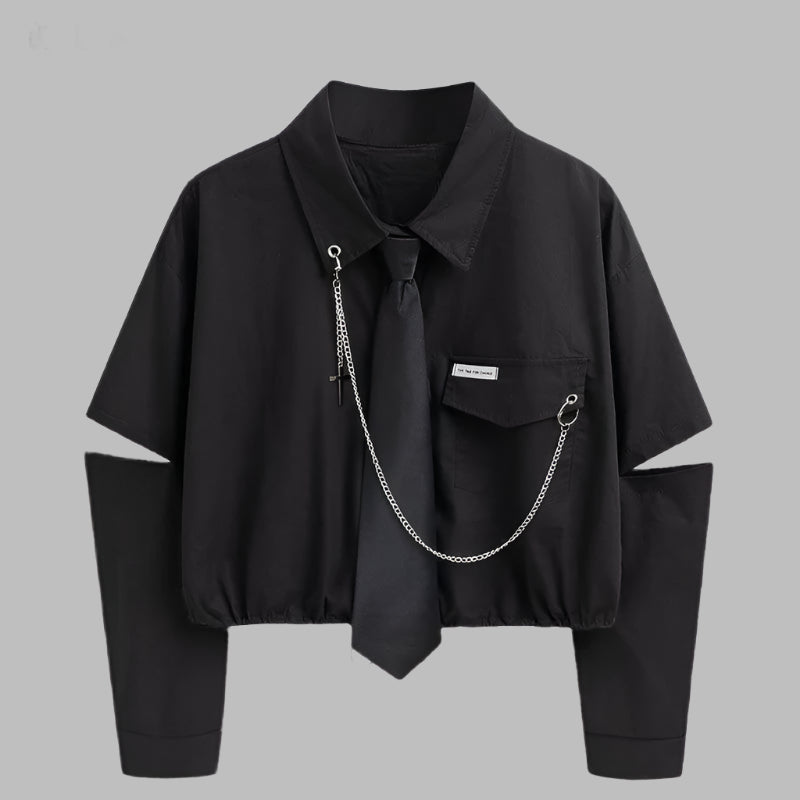 Isabella – Harajuku Gothic Punk Streetwear Set für Frauen