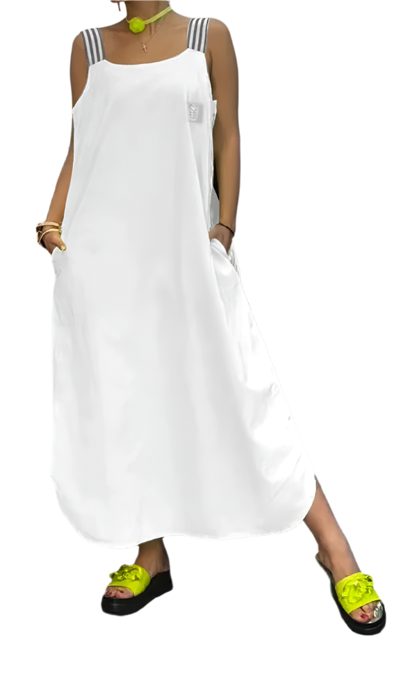 Luciana – Lockeres Damen-Kleid aus Baumwoll-Leinen