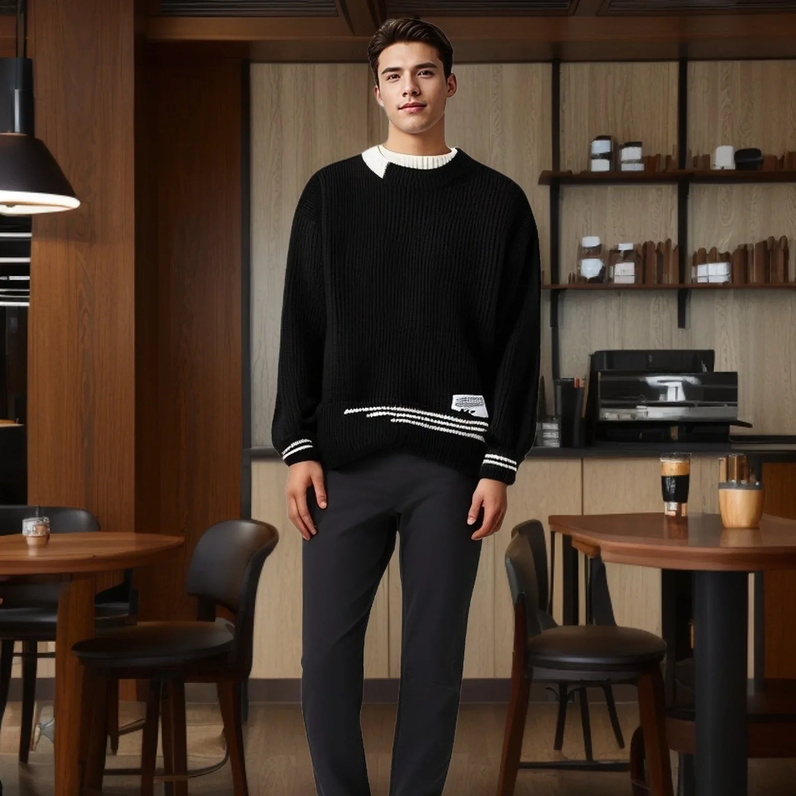 Lorenzo – Retro-Strickpullover für Herren