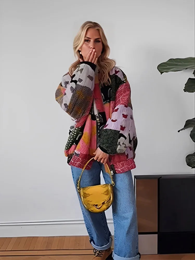 Lucia – Elegante Oversized Steppjacke für Damen