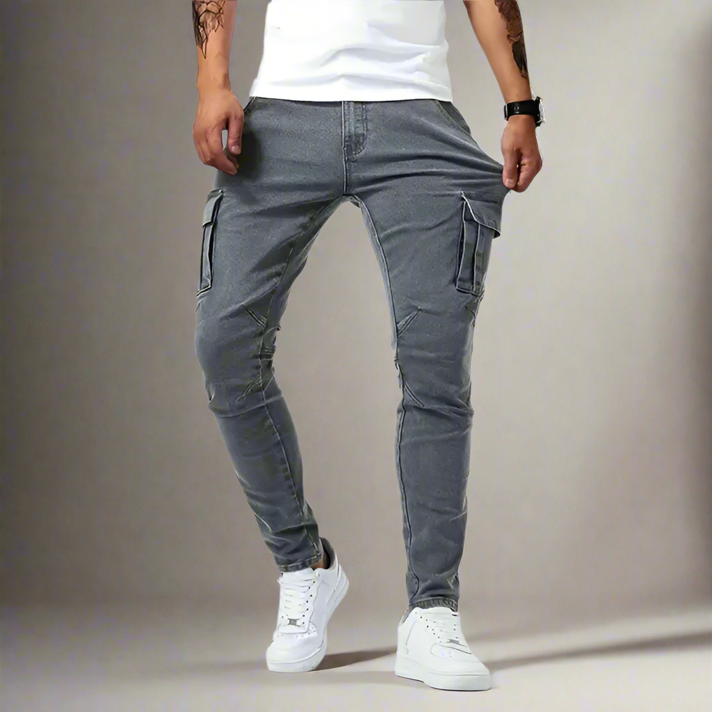 Matteo –Tapered Herren Cargo-Jeans