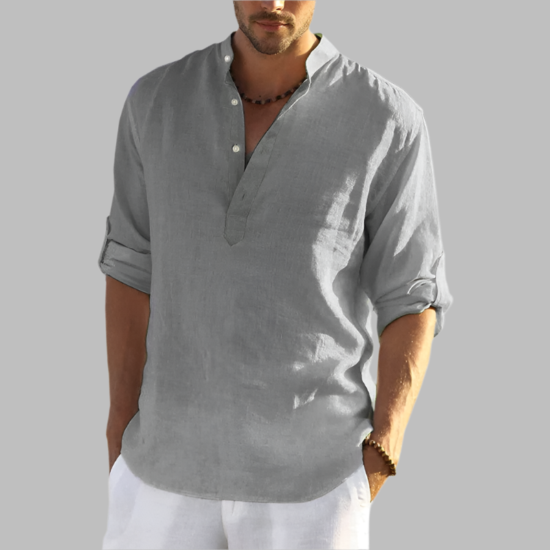 Matteo – Vielseitiges Herren-Leinenhemd