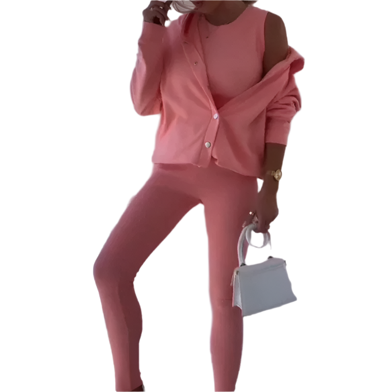 Lara – Elegantes 3-Teiler-Sportoutfit für Damen