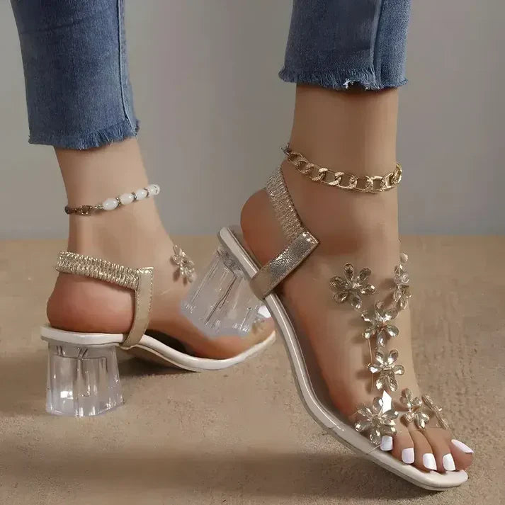 Gabriella – Elegante Blumen-Heels für Damen