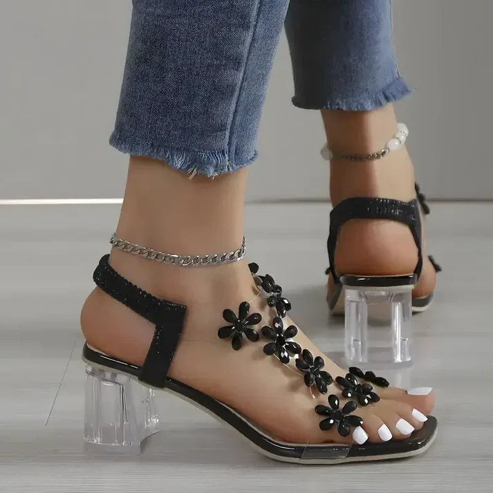 Gabriella – Elegante Blumen-Heels für Damen