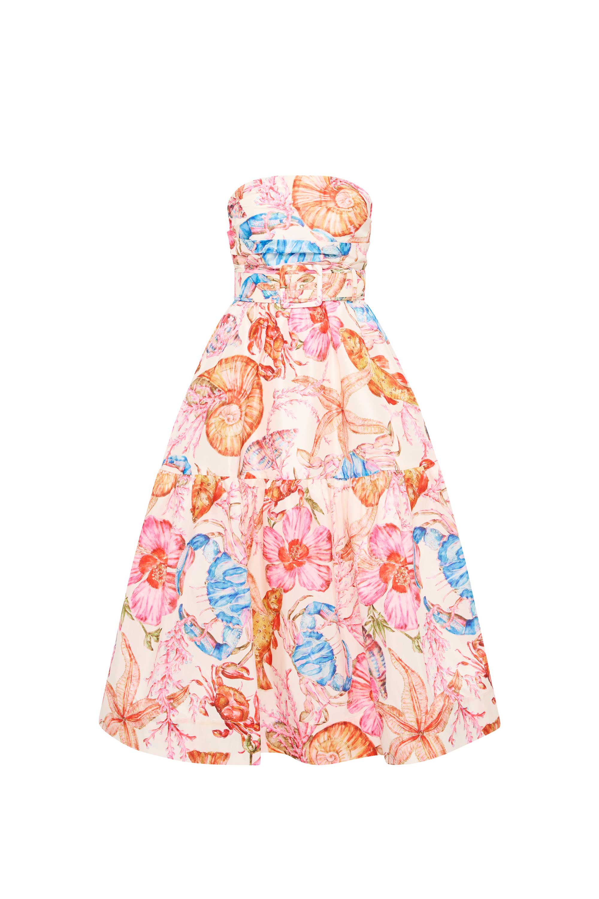 Bianca – Elegantes Trägerloses Midi-Kleid für Damen