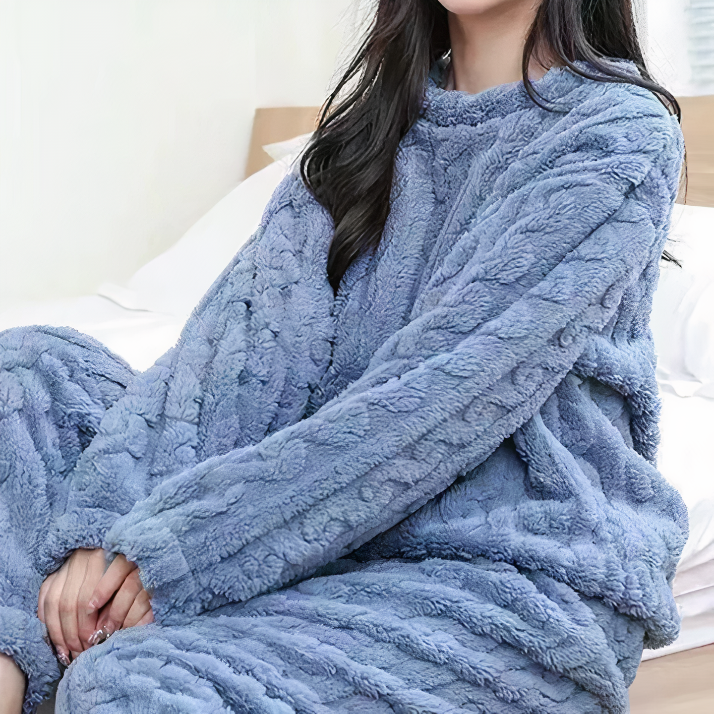 Valeria – Luxuriöses Samt-Pyjama-Set für Damen