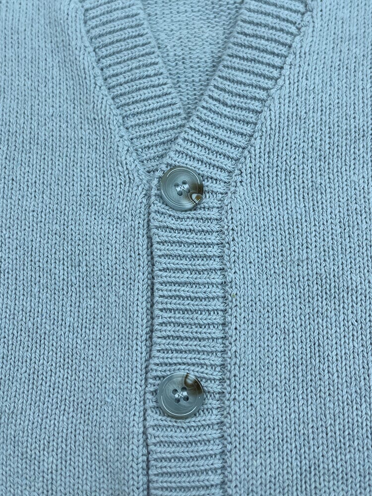 Luca – Lässige Herren Strickjacke mit V-Ausschnitt