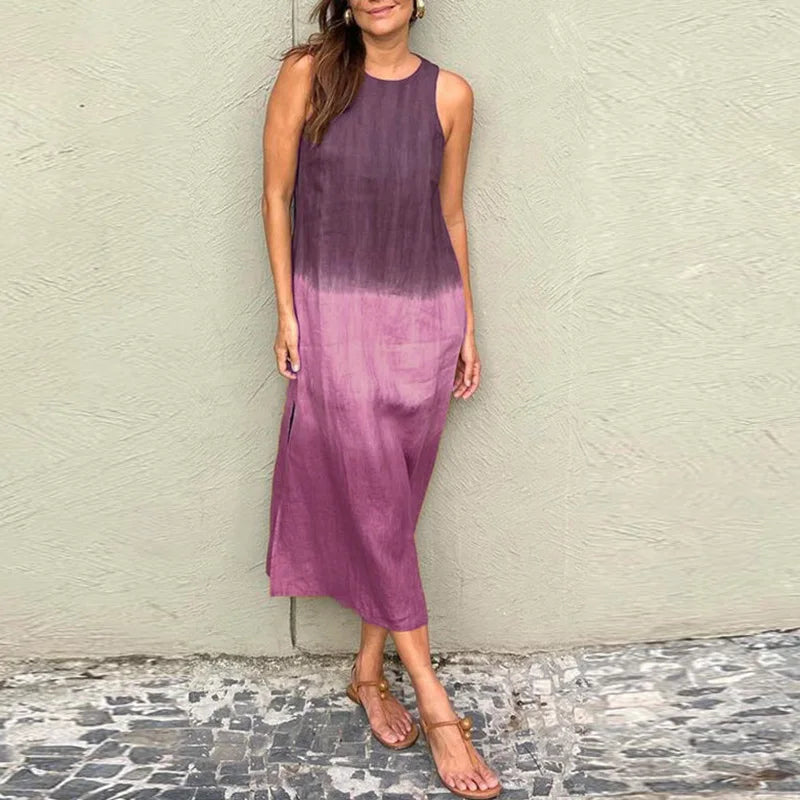 Amara – Boho-inspiriertes Damen Patchwork-Maxikleid