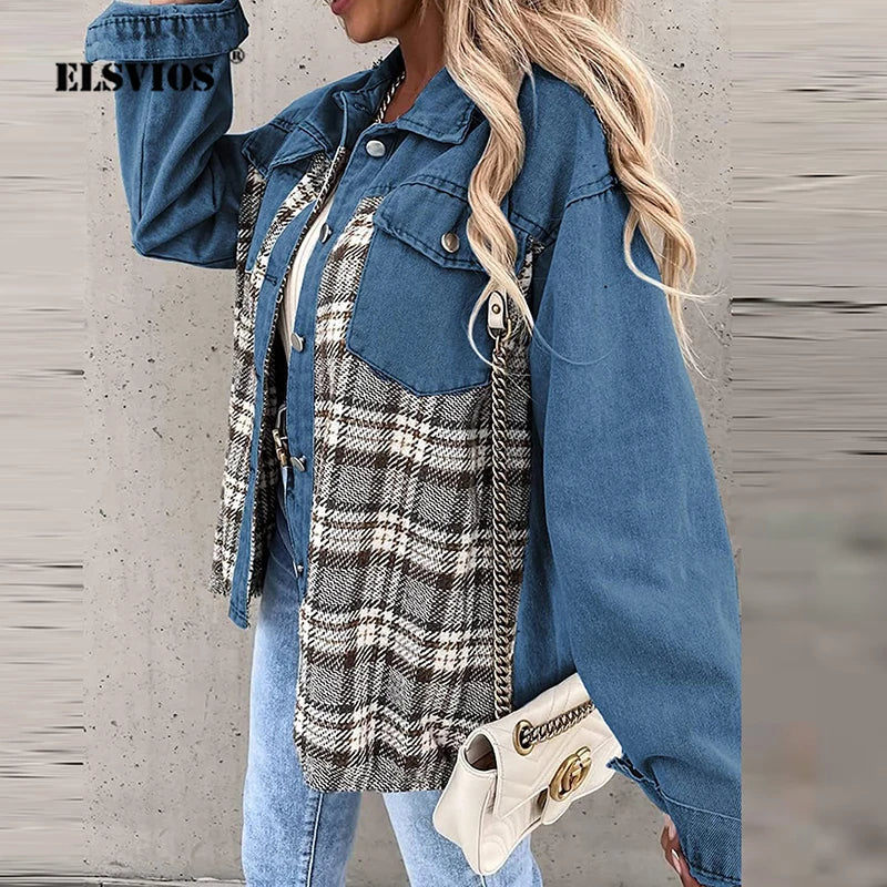 Isabelle – Karierte QuadroElegante Strickjacke für stilvolle Winterabende für Frauen