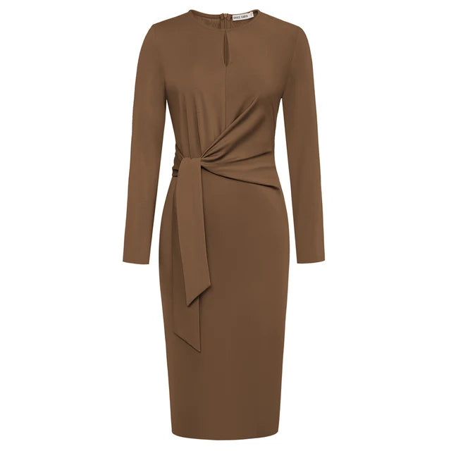 Sarina – Elegantes Langarmkleid für Damen