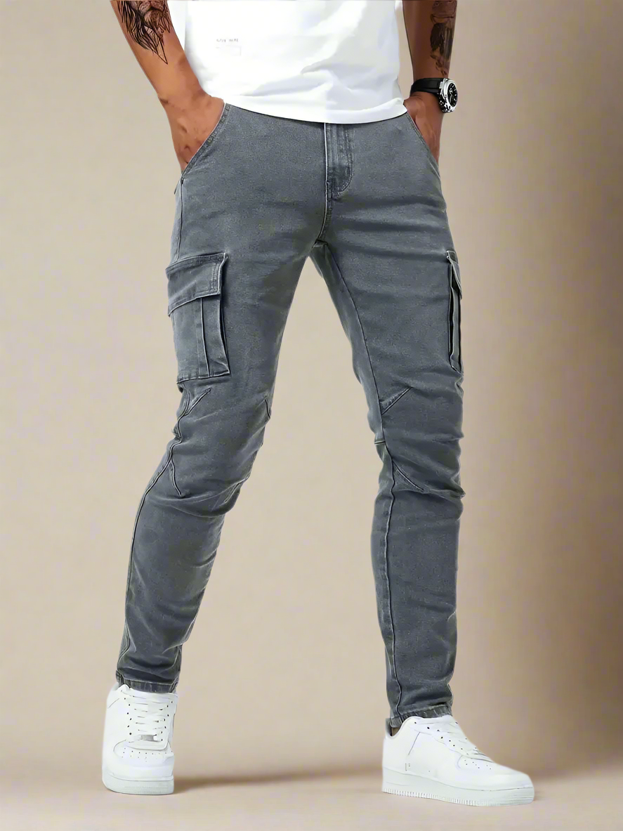 Matteo –Tapered Herren Cargo-Jeans
