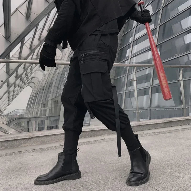 Satoshi – Streetwear-Jogger mit Bändern für Herren