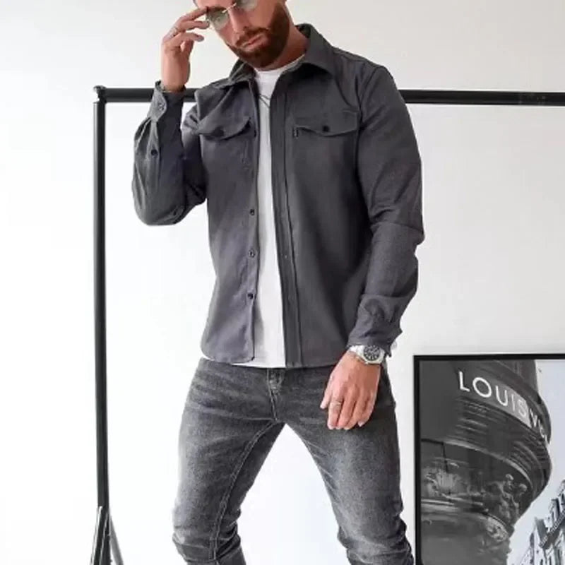 Gabriel – Elegantes Langarmshirt für Herren