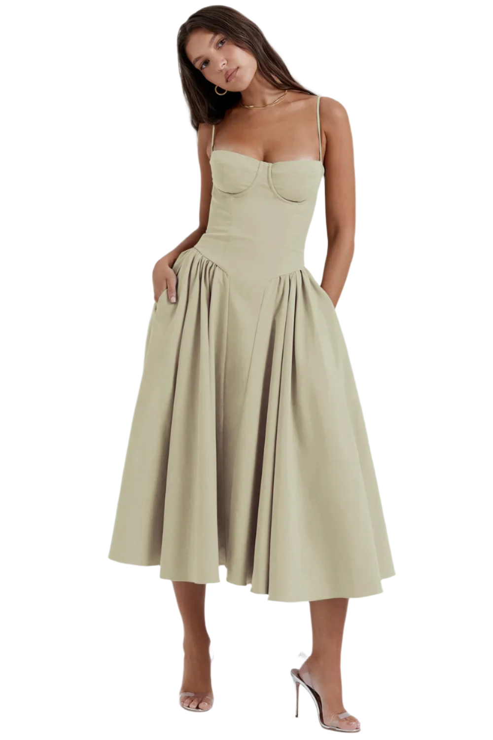 Bianca – Elegantes Damen-Trägerkleid für besondere Anlässe