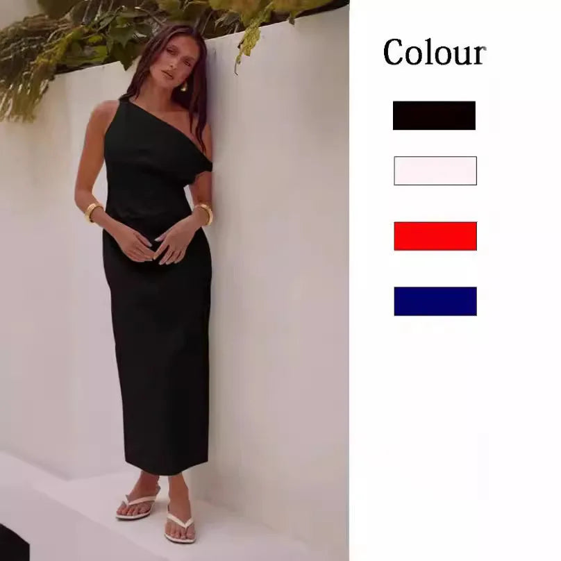Alessandra – Ärmelloses Asymmetrisches Damen-Abendkleid