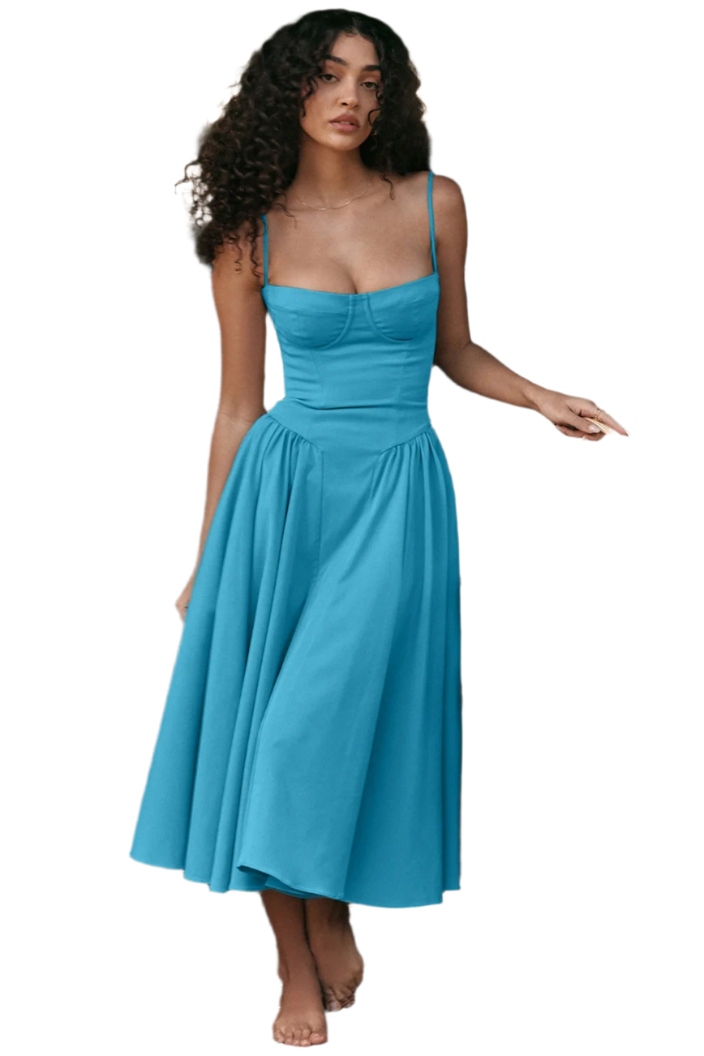 Bianca – Elegantes Damen-Trägerkleid für besondere Anlässe