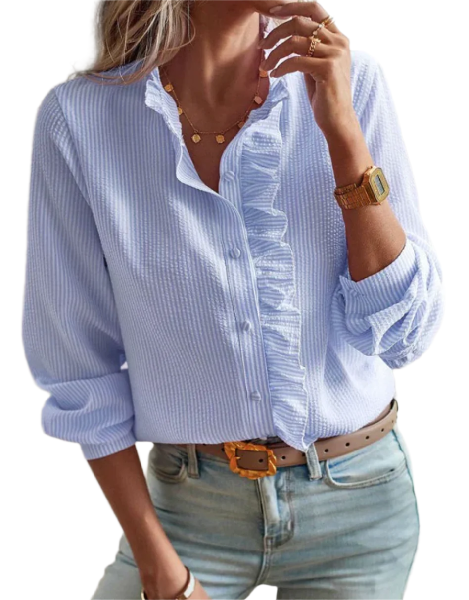 Isabella – Eleganz neu definiert Damen Langarm-Fitted Shirt