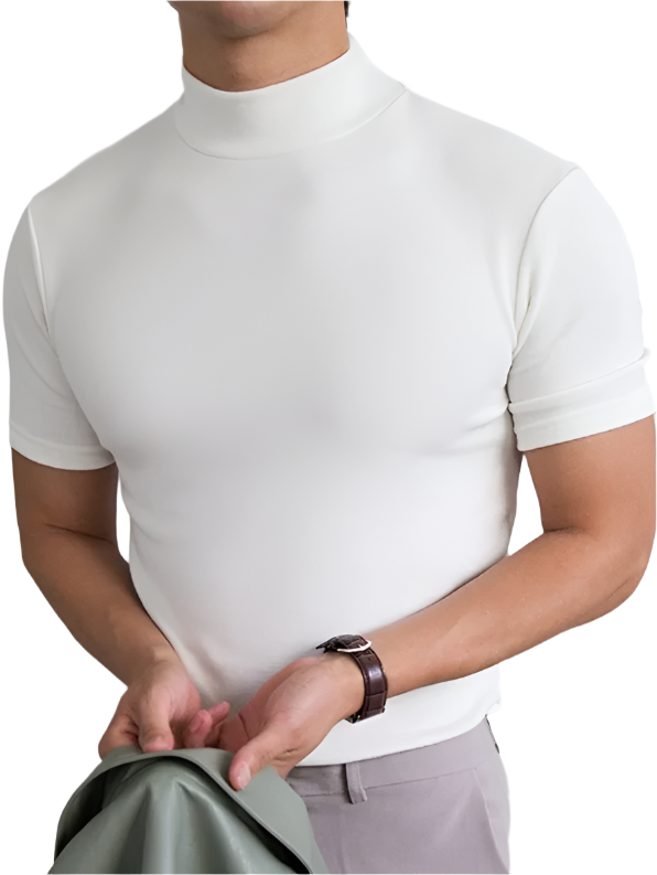 Giovanni – Elegantes Turtle Neck Hemd für Männer