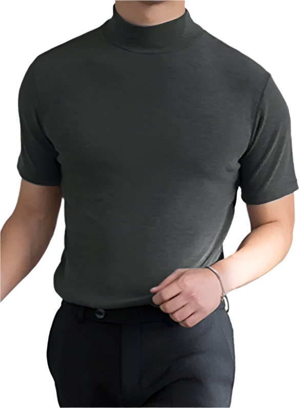 Giovanni – Elegantes Turtle Neck Hemd für Männer