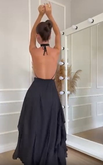 Lucia – Elegantes Bügelfreies Maxikleid für Damen