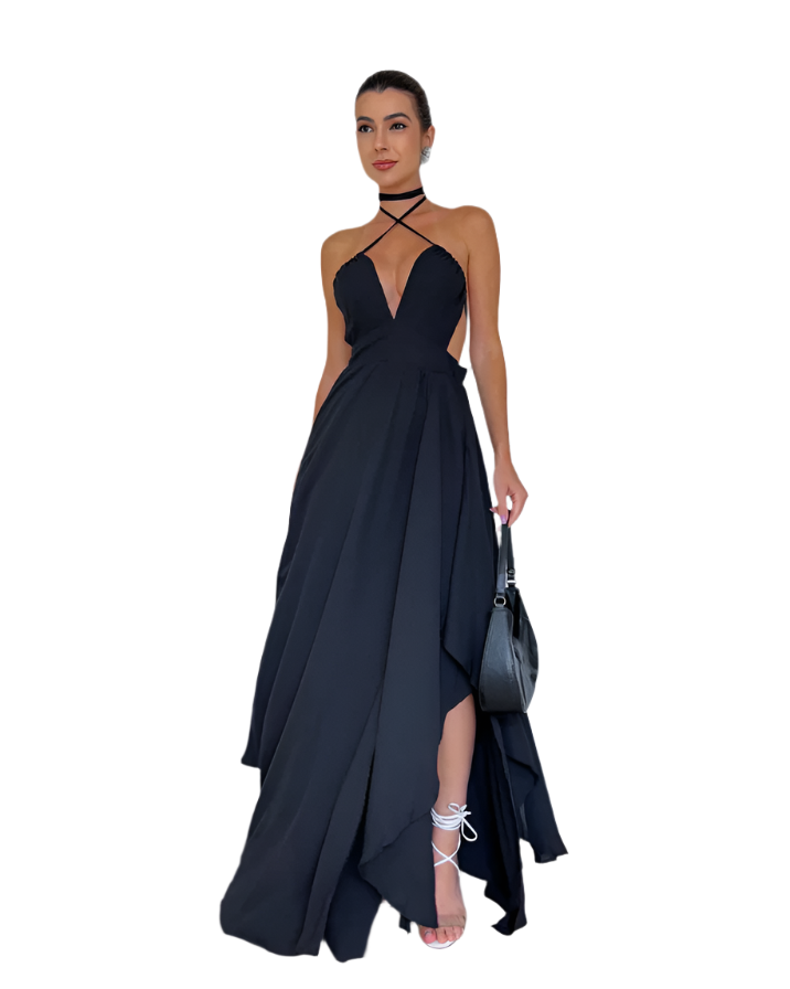 Lucia – Elegantes Bügelfreies Maxikleid für Damen