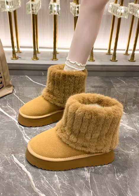 Francesca – Klassische Damen-Cordstiefel für Frauen