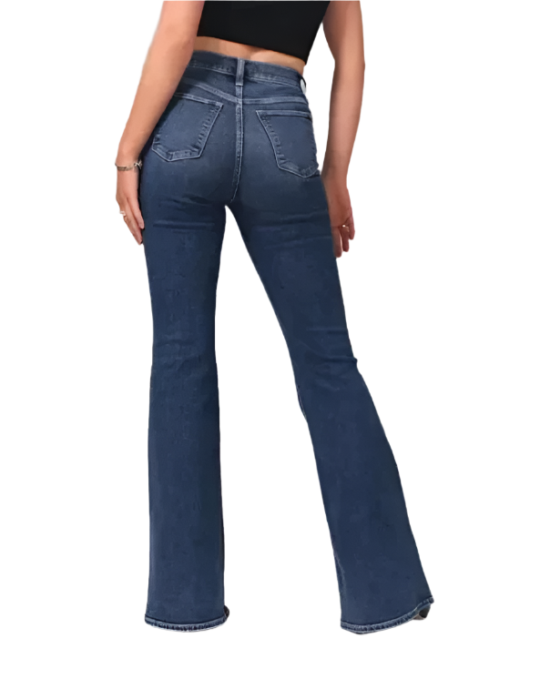 Chiara – Damen-Stretch-Jeans mit weitem Bein
