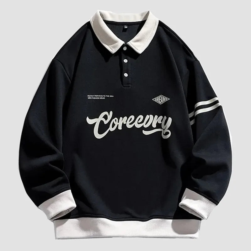 Marcus – Oversized Herren-Sweatshirt mit Kontrastdesign