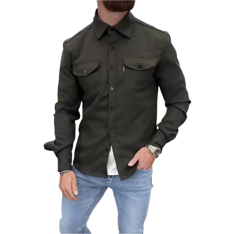 Gabriel – Elegantes Langarmshirt für Herren