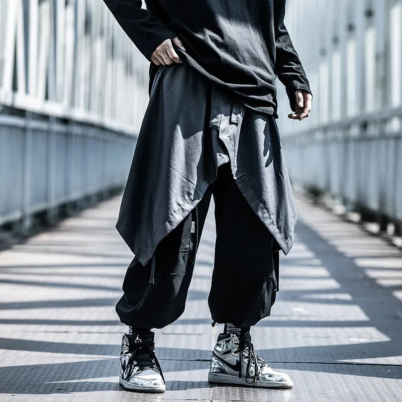 Rafael – Techwear Hip Hop Herren Harem Shorts