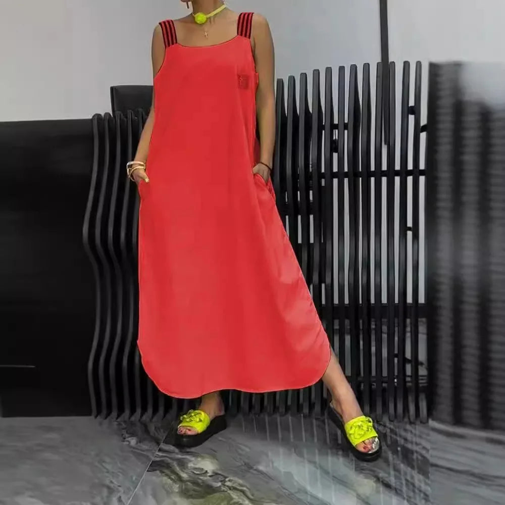 Luciana – Lockeres Damen-Kleid aus Baumwoll-Leinen