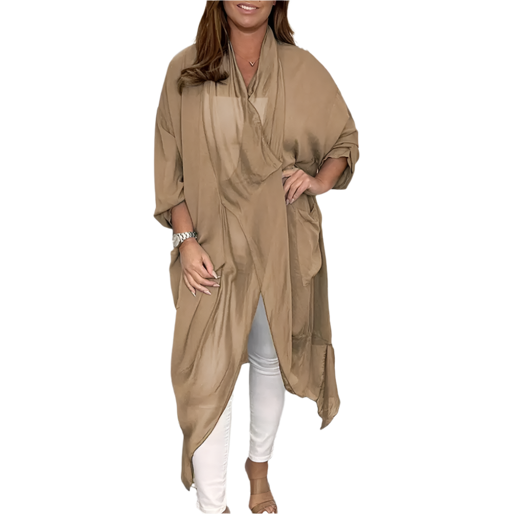 Sofia – Luxuriöse Damen-Strickjacke aus Seide