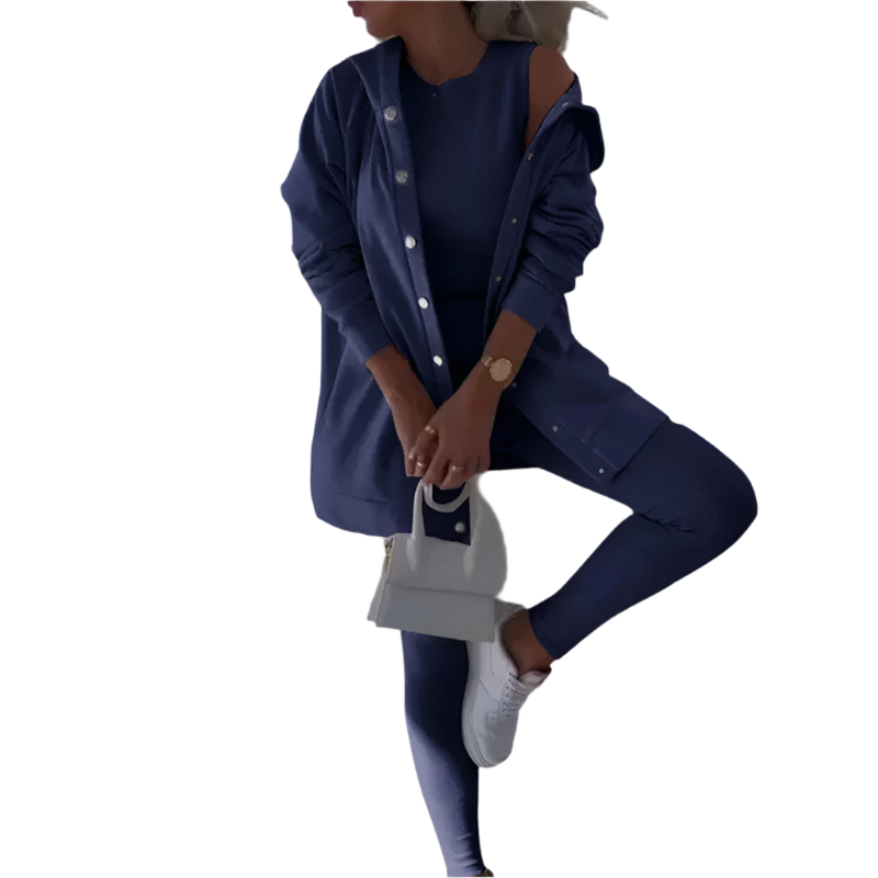 Lara – Elegantes 3-Teiler-Sportoutfit für Damen