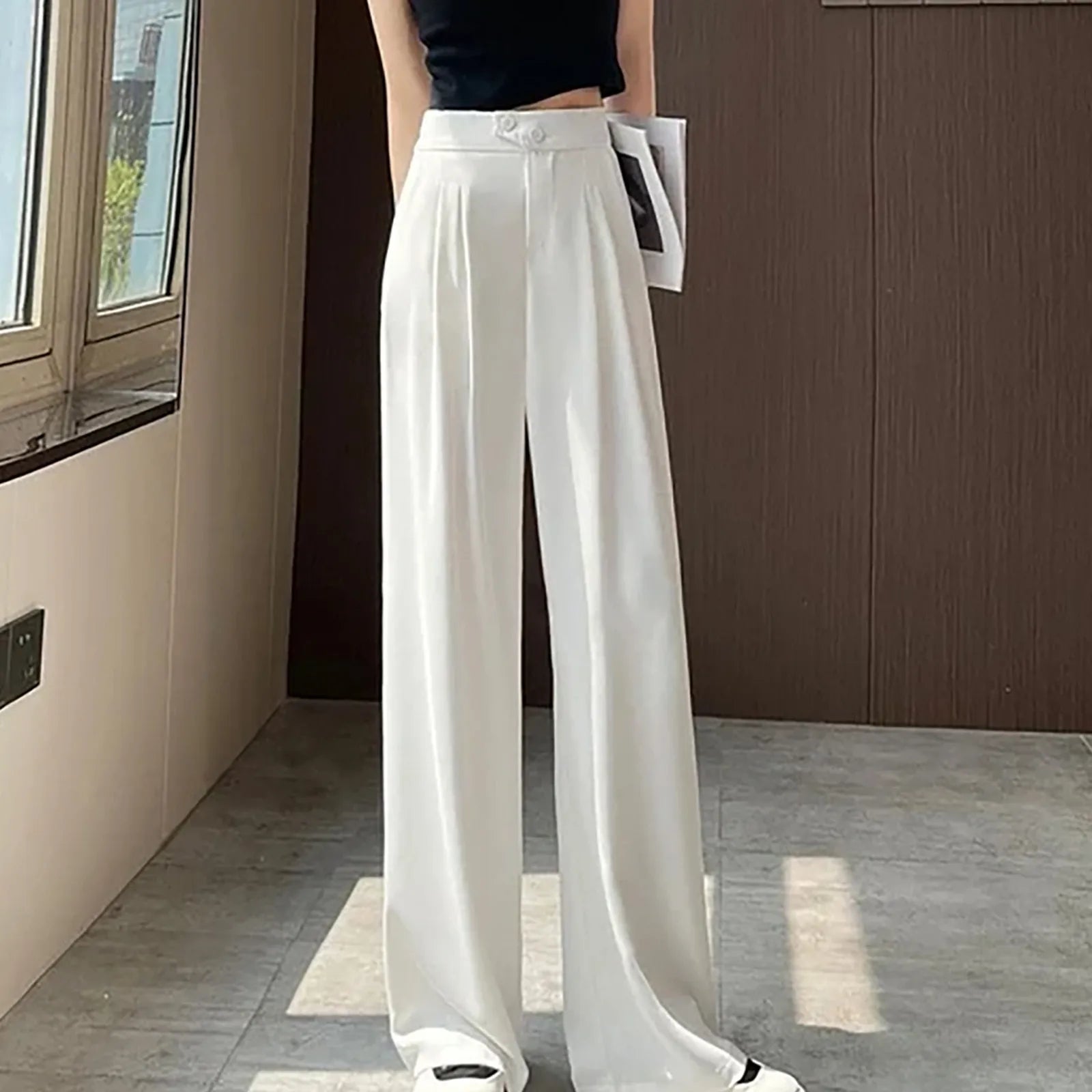 Chiara – Elegante Weitbeinige Hose für Frauen