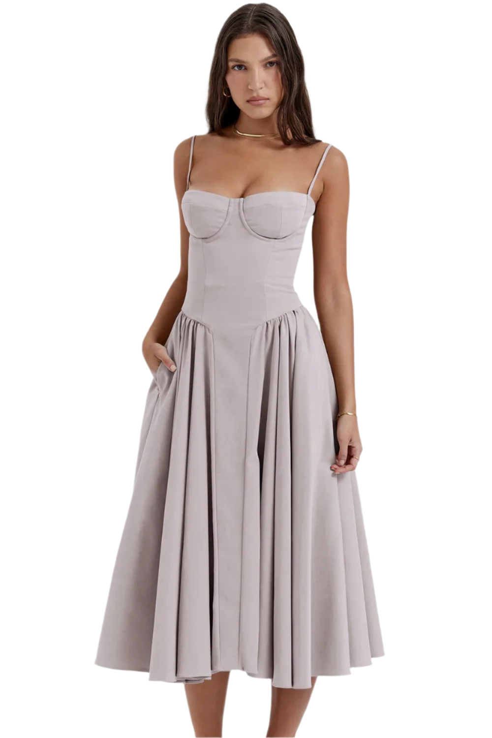 Bianca – Elegantes Damen-Trägerkleid für besondere Anlässe