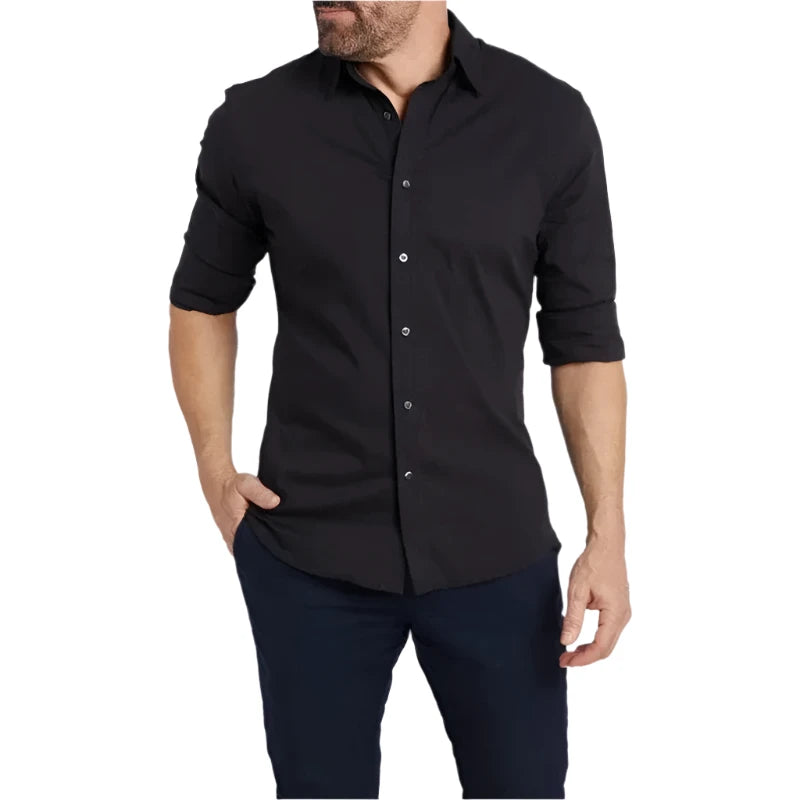 Joshua – Herren Baumwoll Zip-Up Shirt