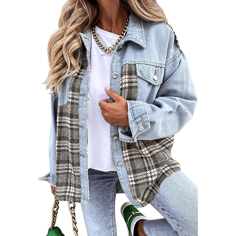 Isabelle – Karierte QuadroElegante Strickjacke für stilvolle Winterabende für Frauen