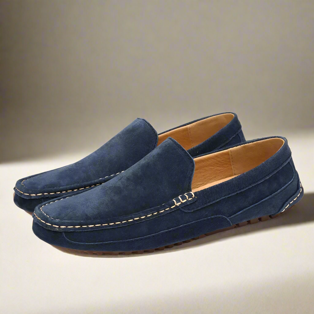 Henry – Handgefertigte Herren-Slipper aus Wildleder