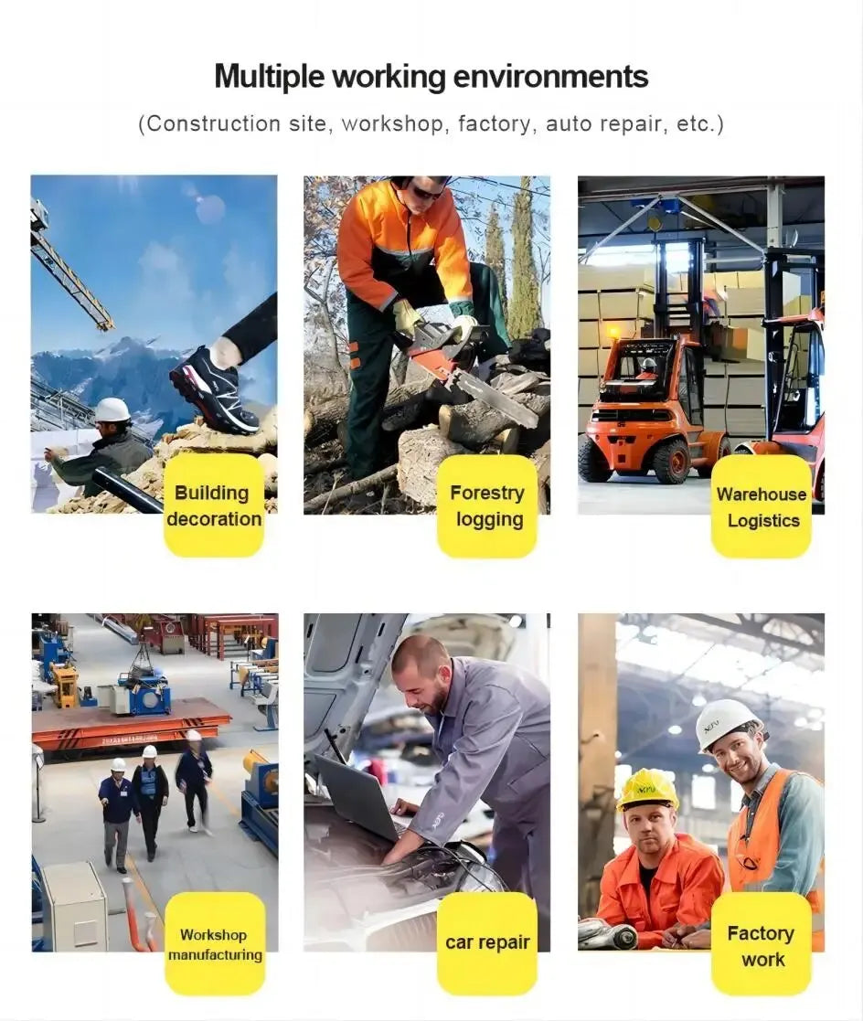 Giovanni – Sicherheitsarbeitsschuhe mit Schnallenverschluss