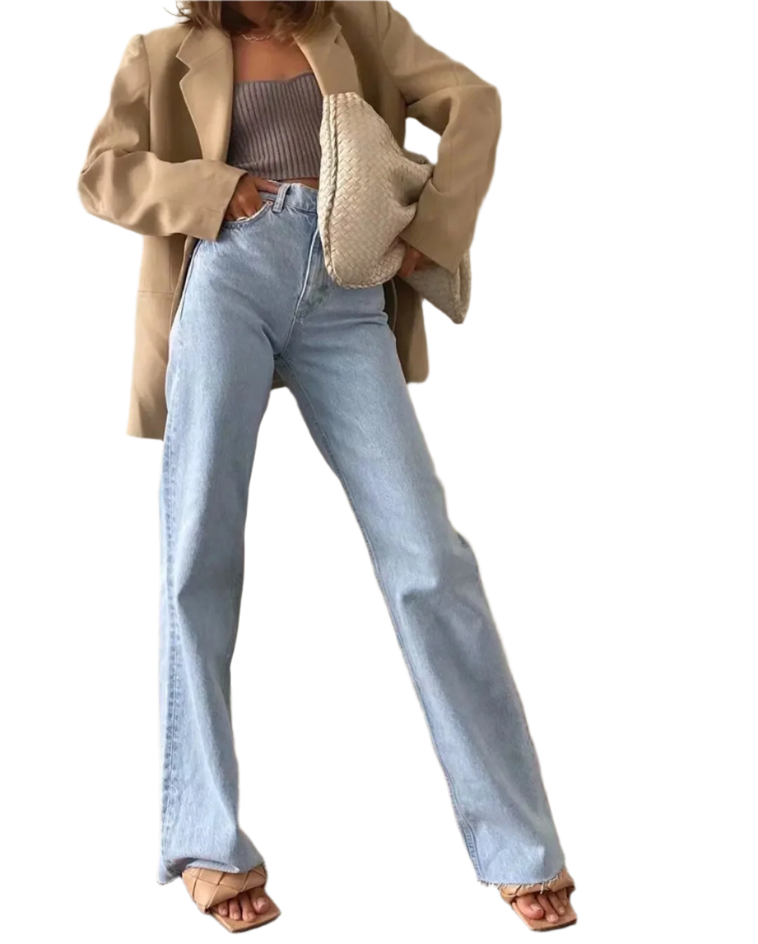 Chiara – Damen-Stretch-Jeans mit weitem Bein