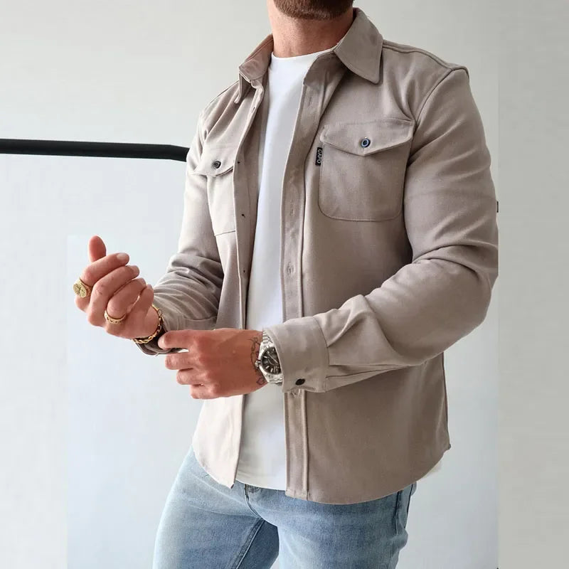 Gabriel – Elegantes Langarmshirt für Herren