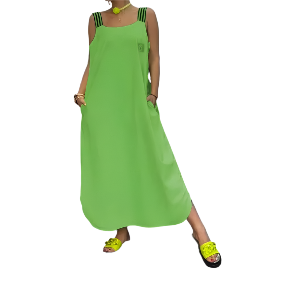 Luciana – Lockeres Damen-Kleid aus Baumwoll-Leinen