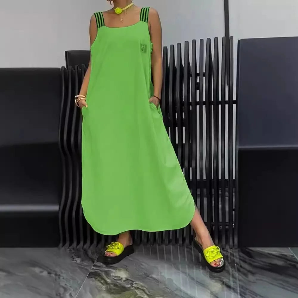 Luciana – Lockeres Damen-Kleid aus Baumwoll-Leinen