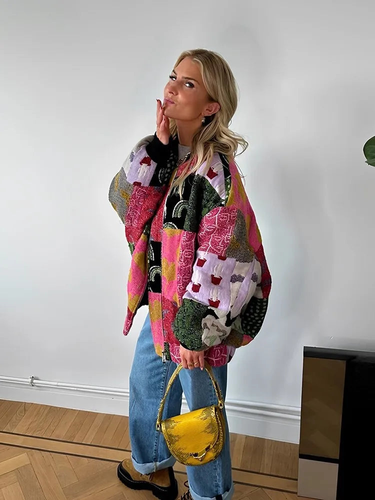 Lucia – Elegante Oversized Steppjacke für Damen