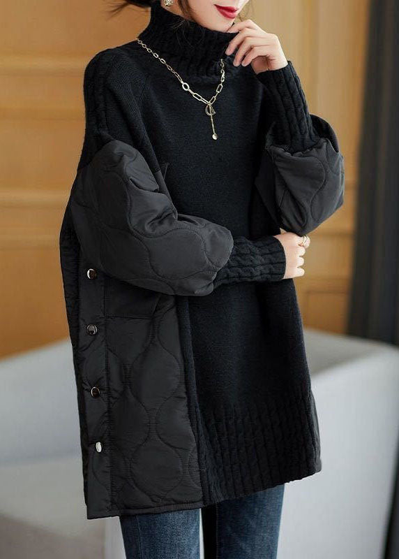 Chiara – Eleganter Hochkragen-Pullover für den Winter