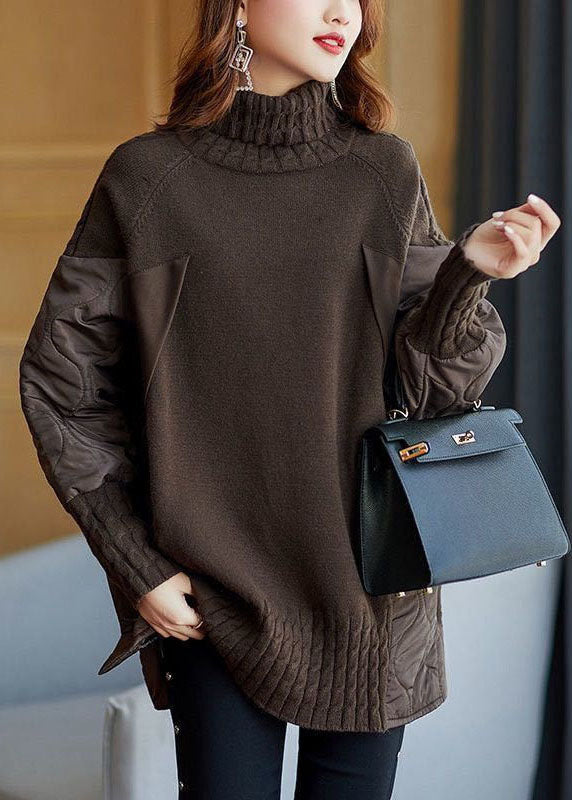 Chiara – Eleganter Hochkragen-Pullover für den Winter