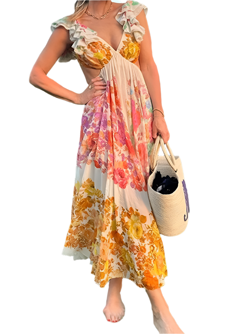 Elena – Elegantes Damen Maxikleid