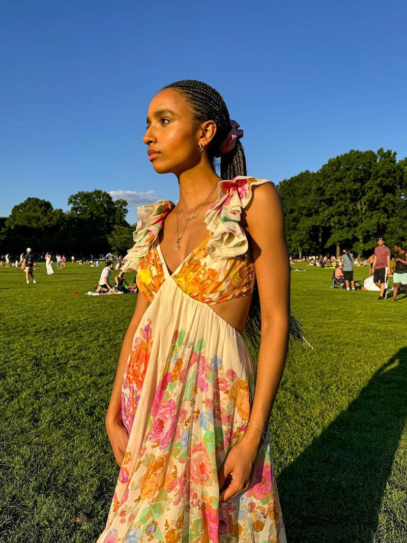 Elena – Elegantes Damen Maxikleid